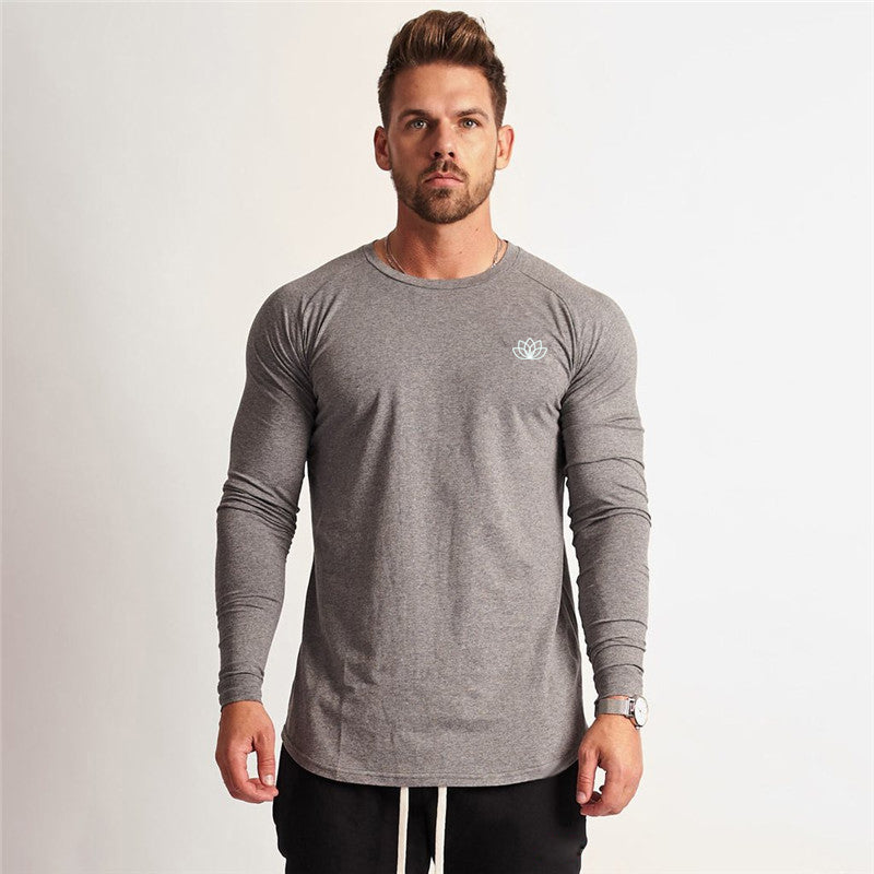 Graphite Long Sleeve T-Shirt – Light of the Lotus